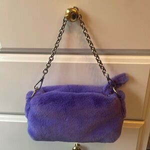 NWOT URBAN OUTFITTERS plush purple purse
